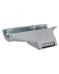 Moroso Sbc Oil Pan, 1986-On 7 Quart / 6.6L, Rh Dipstick