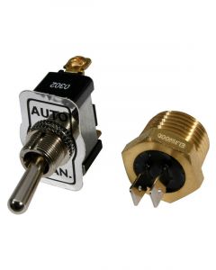 Moroso Automatic Thermostatic Fan Or Waterpump Switch Screw In Npt