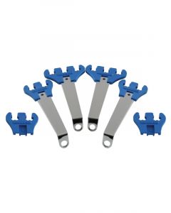 Moroso Spark Plug Uni Looms Holders Steel Bracket Blue 7-9Mm Leads
