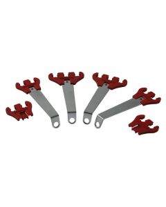 Moroso Spark Plug Uni Looms Holders Steel Bracket Red 7-9Mm Leads