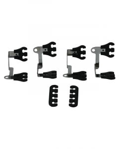 Moroso Spark Plug Uni Looms Holders Show Car Kit Black 7-9Mm Leads