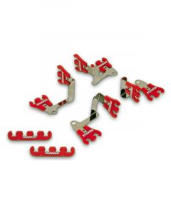 Moroso Spark Plug Uni Looms Holders Show Car Kit Red 7-9Mm Leads