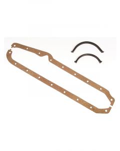 Mr Gasket Sb Chev Oil Pan Gasket Set Thin Seal, P/Side Dipstick