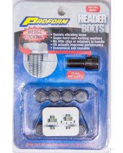 Proform Cam Lock Header Bolts 12Pcs .75"Uhl X 3/8-16" Thread