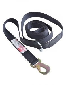 Simpson 15' Foot Tow Strap - Black