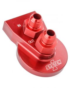 System One Billet Remote Filter Mount -10 Flat 2 Bolt Mounting S