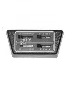 Vintage Air Genii Underdash Pod For 4 Lever Panel