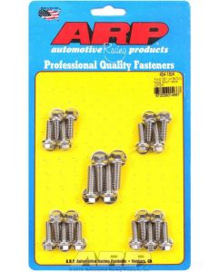 ARP Oil Pan Bolt Kit S/S Hex Ford SB Late Model w/ Side Rails Kit