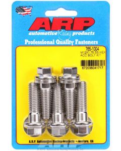 ARP Bolts S/S Hex Head 12mm x 1.75 Thread 40mm Length Qty 5