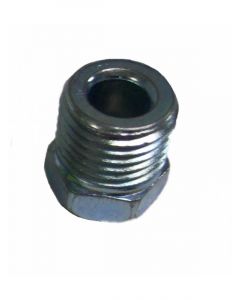 Leed Brake Line Fitting Inverted Flare Fitting 9/16-18 For 1/4" Line