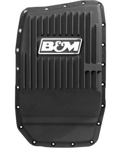 B&M Transmission Pan Deep Aluminum Black Anodized Ford 6R80