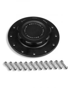 Holley Fuel Cell Cap Screw-on Black Cap Mounting Plate 12 Bolt Holes