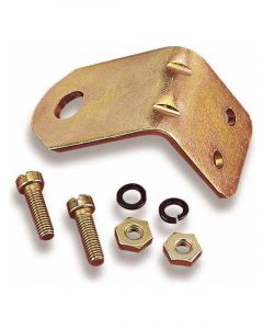 Holley Bracket, Steel, Gray, Choke Cable Mount, Underdash