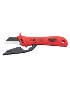 Draper Tools Expert 180mm VDE Approved Fully Insulated Cable Knife