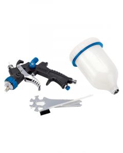 Draper Tools Hvlp Air Spray Gun Composite Body & 600Ml Gravity Fed Hop