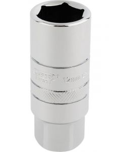 Draper Tools 3/8 Square Drive 12mm Thread 6 Point Spark Plug 18mm Socket