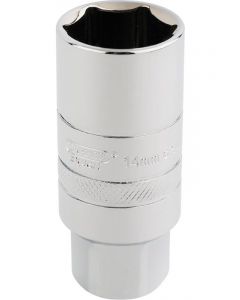 Draper Tools 3/8 Square Drive 14mm Thread 6 Point Spark Plug 21mm Socket
