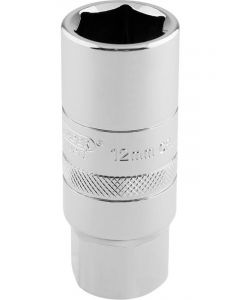 Draper Tools 1/2 Square Drive 12mm Thread 6 Point Spark Plug 18mm Socket