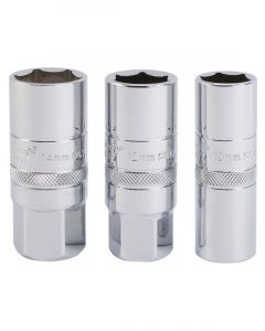 Draper Tools 1/2 Sq Dr Set Of Spark Plug Sockets 3 Piece