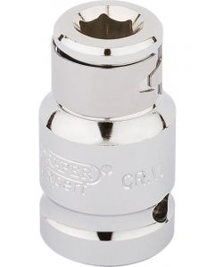 Draper Tools 1/2 Square Drive X 5/16 HEX Screwdriver Bit Holding Socket