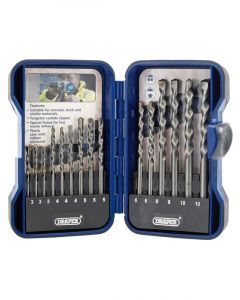 Draper Tools Masonry Drill Bit Set 15 Piece