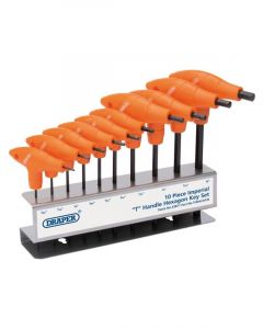 Draper Tools Imperial T-Handle Hexagon Key Set 10 Piece