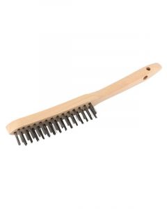 Draper Tools 2 Row Wire Scratch Brush 290mm