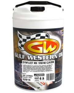 Gulf Western Synfleet MX Full Synthetic Engine Oil 10w-40 20L