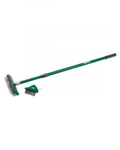 Draper Tools Paving Brush Set With Twin Heads And Telescopic Handle