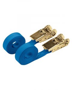 Draper Tools 250Kg Ratcheting Tie Down Strap Sets 4.5M X 25mm 2 Piece