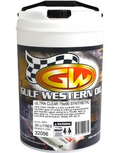 Gulf Western Ultra Clear LS 75W-90 Fully Synthetic Gear Oil 20L