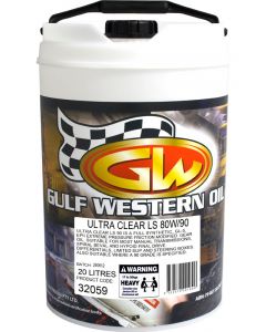 Gulf Western Ultra Clear LS 80W-90 Fully Synthetic Gear Oil 20L