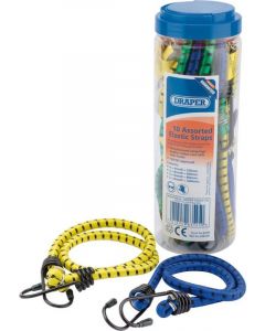 Draper Tools 10 Assorted Elastic Straps