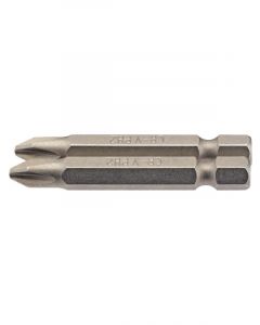 Draper Tools No.2 1/4 Hex. Cross Slot Insert Bit 50mm Long X 2