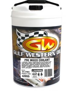 Gulf Western All Fleet Anti Rust Anti Boil HDD 50% Premix Coolant 20L