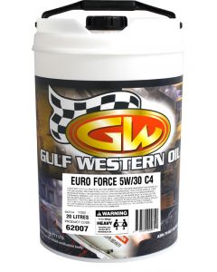Gulf Western Euro Force 5W-30 Fully Synthetic Engine Oil 20L
