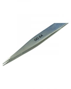 D-Tech Economy Precision Tweezers, 120mm Straight, Fine Tip