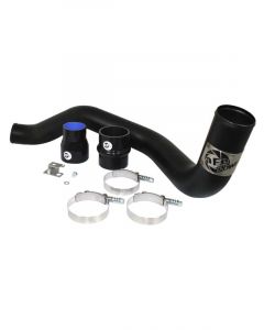 AFE Power Intercooler Pipe Blade Runner Stainless Black Powder Coat