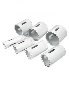 Allstar Performance Hole Saw 3/4 to 1-3/4 in OD Steel White Paint Al