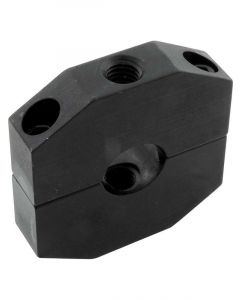 Allstar Performance Ballast Bracket Clamp-On Aluminum Black Anodize