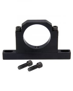 Allstar Performance Overflow Tank Bracket Clamp-On Aluminum Black An