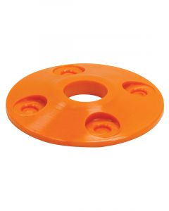 Allstar Performance Scuff Plate 2 in OD 1/2 in ID Plastic Orange Set