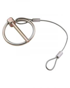 Allstar Performance Torsion Clip 3/16 in OD 6 in Lanyard Steel Chrom