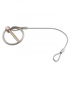 Allstar Performance Torsion Clip 3/16 in OD 10 in Lanyard Steel Chro