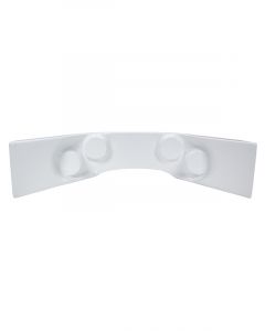 Allstar Performance Gauge Mounting Panel Curved Fiberglass White