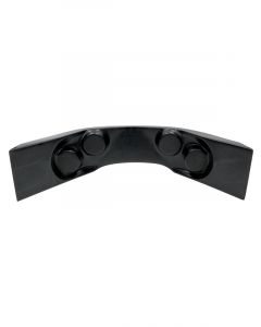 Allstar Performance Gauge Mounting Panel Curved Fiberglass Black
