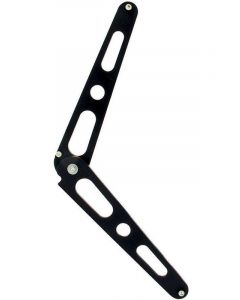 Allstar Performance Hood Prop - Aluminum - Black Anodize - Each