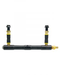 Allstar Performance Fuel Log 8 AN Hose Barb Inlet Aluminum Black Ano…