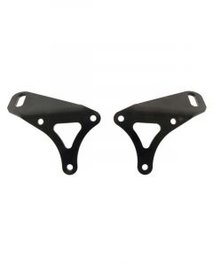 Allstar Performance Motor Mount Bolt-On 3/8 in Offset Steel Black Po
