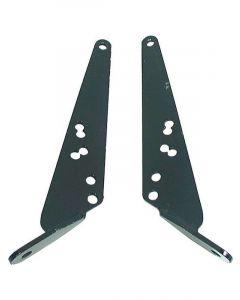 Allstar Performance Motor Mount Bolt-On Steel Black Powder Coat Rear